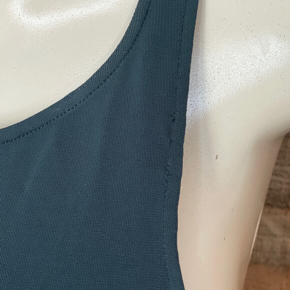 Elizabeth and James Talisa Dress Green Sleeveless Draped Open Back Size Small - Picture 3 of 14